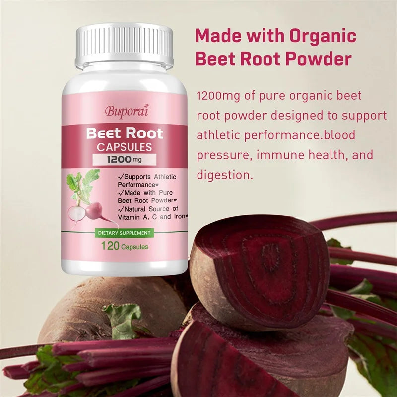 Beet Root - Supports Heart Health, Blood Circulation, Immune System and Digestive System