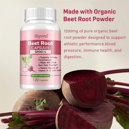 Beet Root - Supports Heart Health, Blood Circulation, Immune System and Digestive System