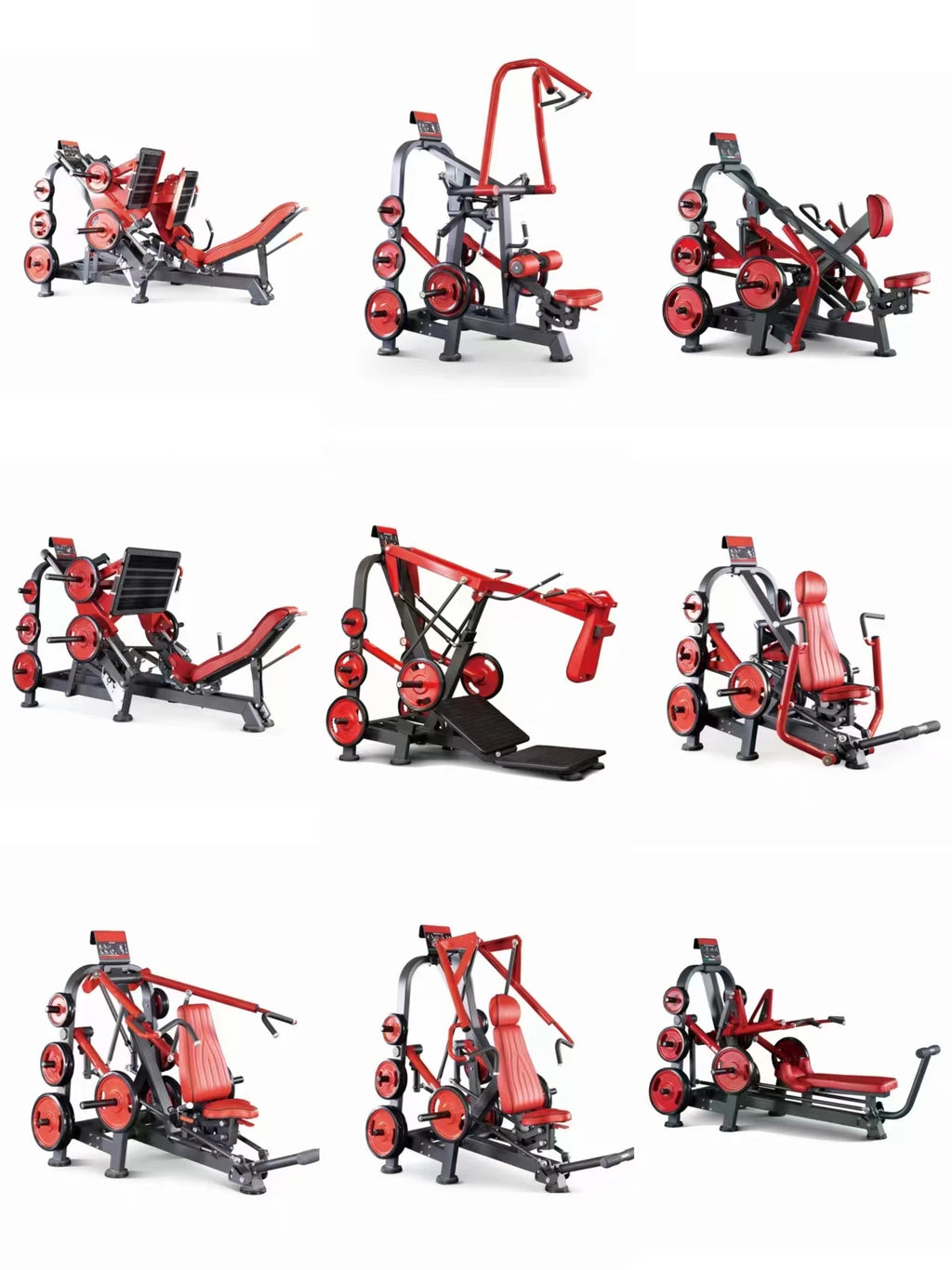 Gym strength equipment Chest pushing and high back training  and lying posture device commercial multi-functional leg flexion