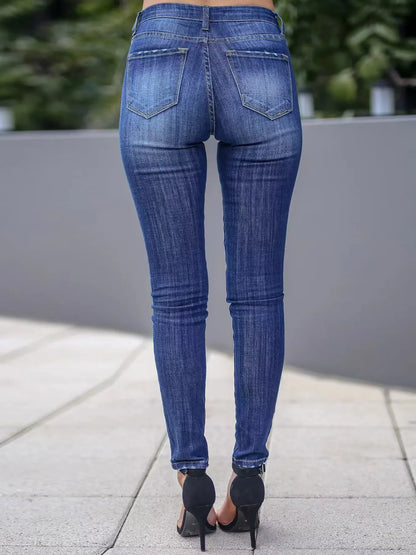 Skinny Fit Washed Jeans - Merit Sell