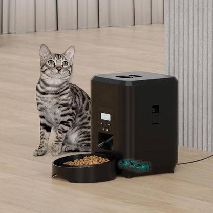 Smart Pet Feeder Automatic Cat Feeder Dog Slow Food Machine With Timed Quantitative Automatic Cat Food Dispenser Cat Dog Bowl - Merit Sell