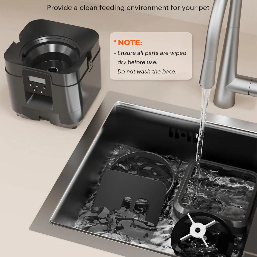 Smart Pet Feeder Automatic Cat Feeder Dog Slow Food Machine With Timed Quantitative Automatic Cat Food Dispenser Cat Dog Bowl - Merit Sell