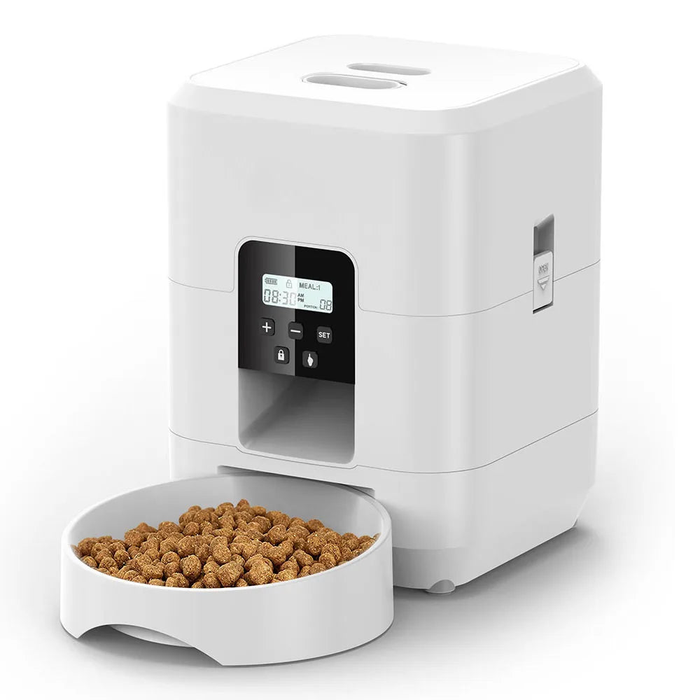 Smart Pet Feeder Automatic Cat Feeder Dog Slow Food Machine With Timed Quantitative Automatic Cat Food Dispenser Cat Dog Bowl - Merit Sell