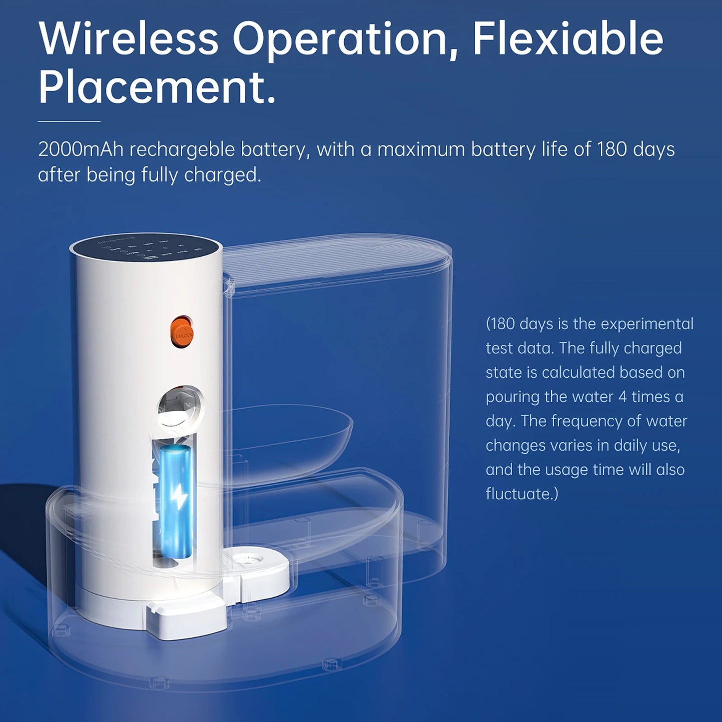 Smart Pet Water Fountain 3L/100oz Automatic Cat Water Fountain No Filter Pet Drinking Dispenser for Cats and Small Dogs - Merit Sell