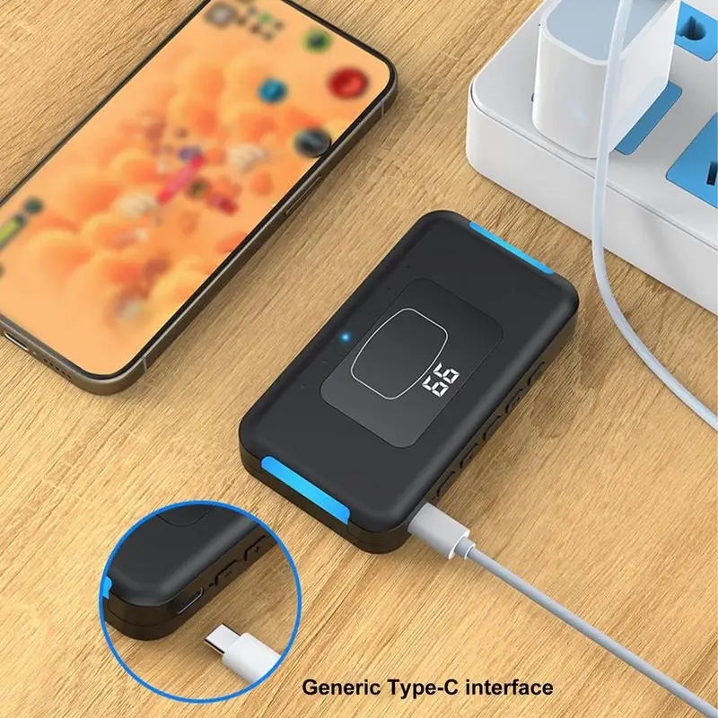 Smart Phone Wireless Auto Screen Clicker BT-Compatible 199 Gear Adjust Clicking Simulator Mute For Live Stream Play Game - Merit Sell