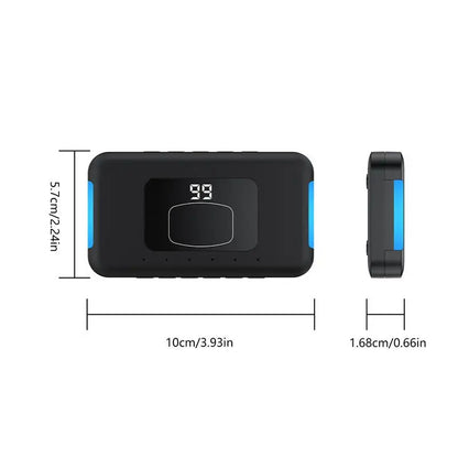 Smart Phone Wireless Auto Screen Clicker BT-Compatible 199 Gear Adjust Clicking Simulator Mute For Live Stream Play Game - Merit Sell