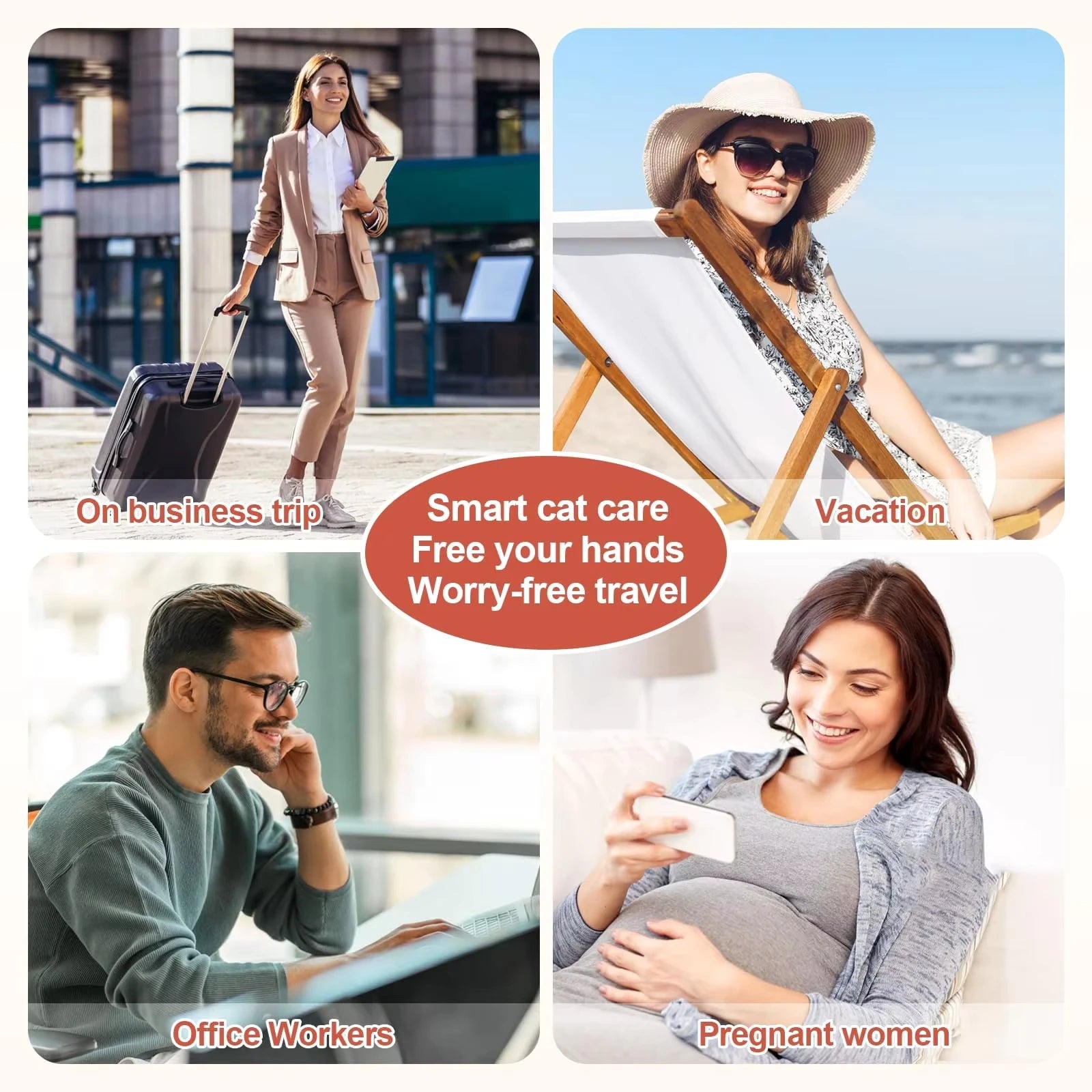 Smart Self-Cleaning Cat Litter Box Odor-Removal Design Hands-Free Cleanup Cat Toilet 75L Automatic WiFi APP Control - Merit Sell