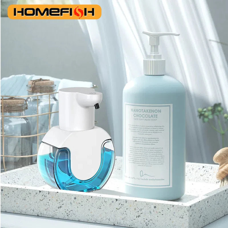 Smart Soap Dispenser 420ml Touchless Motion Sensor Washing Hand Device Wall-Mounted Liquid Soap Dispenser Liquid/Foam Model - Merit Sell