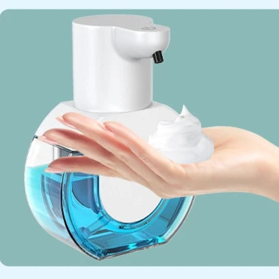 Smart Soap Dispenser 420ml Touchless Motion Sensor Washing Hand Device Wall-Mounted Liquid Soap Dispenser Liquid/Foam Model - Merit Sell