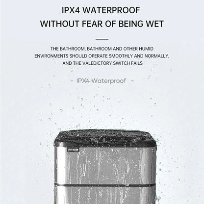 Smart Trash Can 20 Liters 15L Wastebasket Stainless Steel Automatic Sensor Trash Can Food Waste Bin Home Kitchen Garbage Cube - Merit Sell