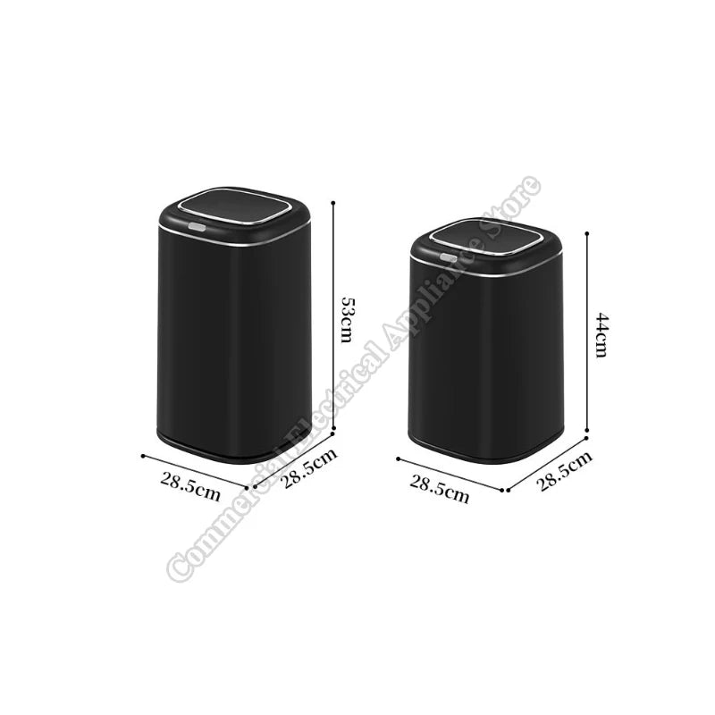 Smart Trash Home Living Room High-End Look LED Lighting 40L Large Capacity Motion-Sensing Trash Bin