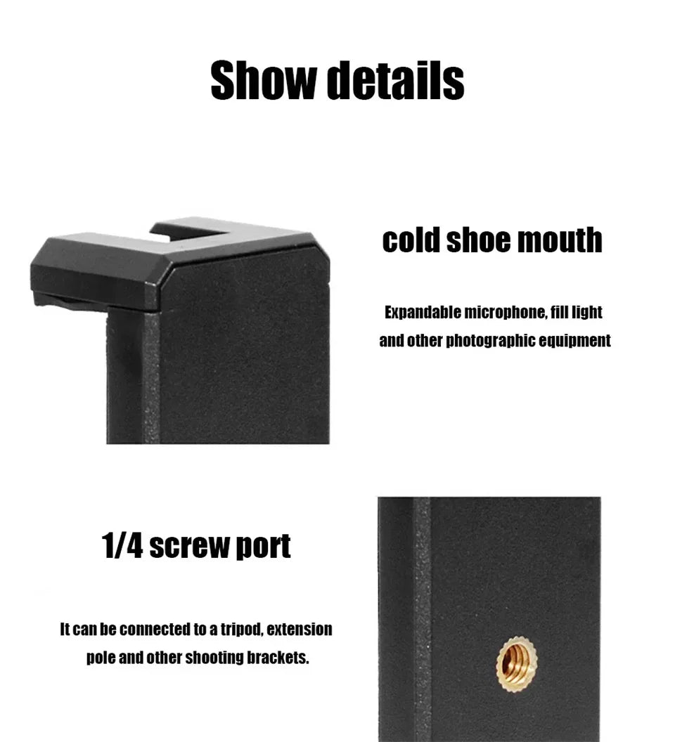 Smartphone Vlogging Kit With Tripod Phone Holder Mini Microphone LED Fill Light Starter For TikTok Live Stream Video YouTube - Merit Sell