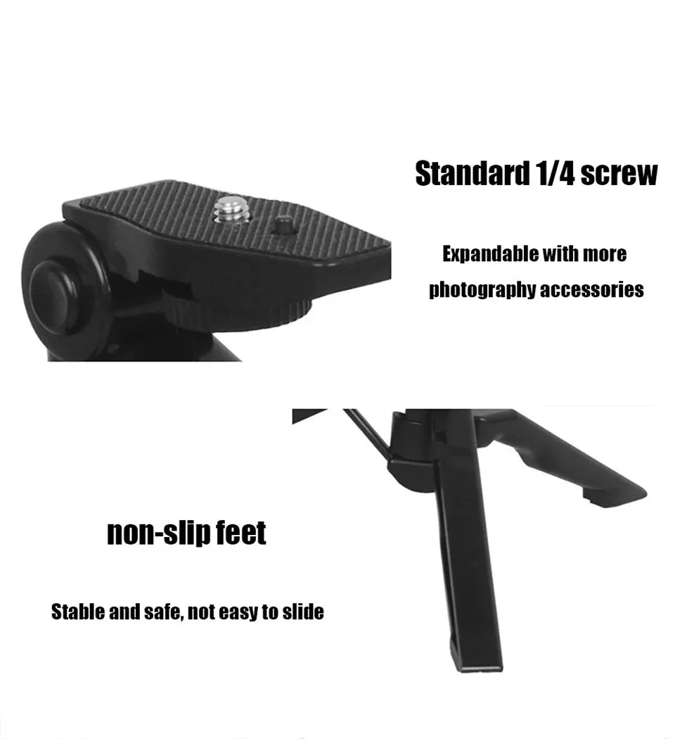 Smartphone Vlogging Kit With Tripod Phone Holder Mini Microphone LED Fill Light Starter For TikTok Live Stream Video YouTube - Merit Sell