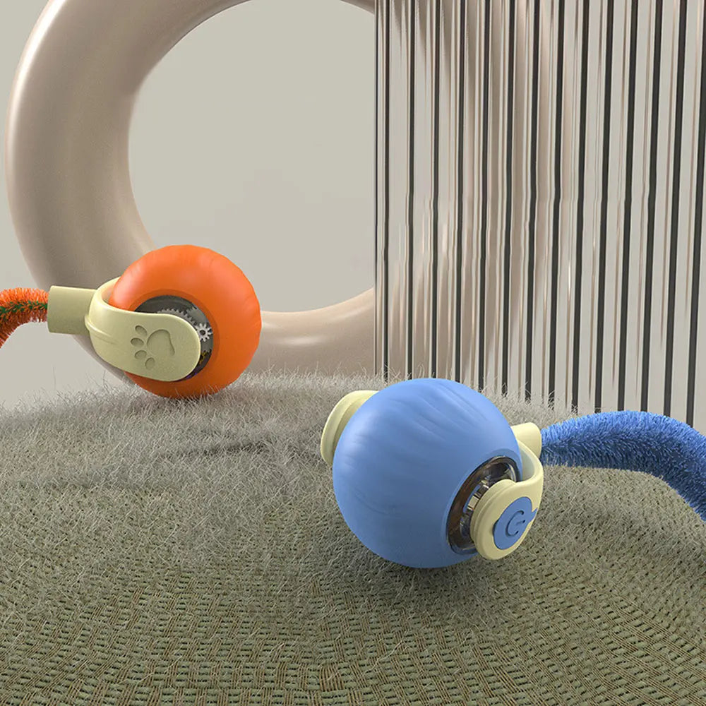 Speedy Tail 2.0,Speedy Tail Cat Toy, Interactive Toy,Smart Cat Rolling Ball - Merit Sell