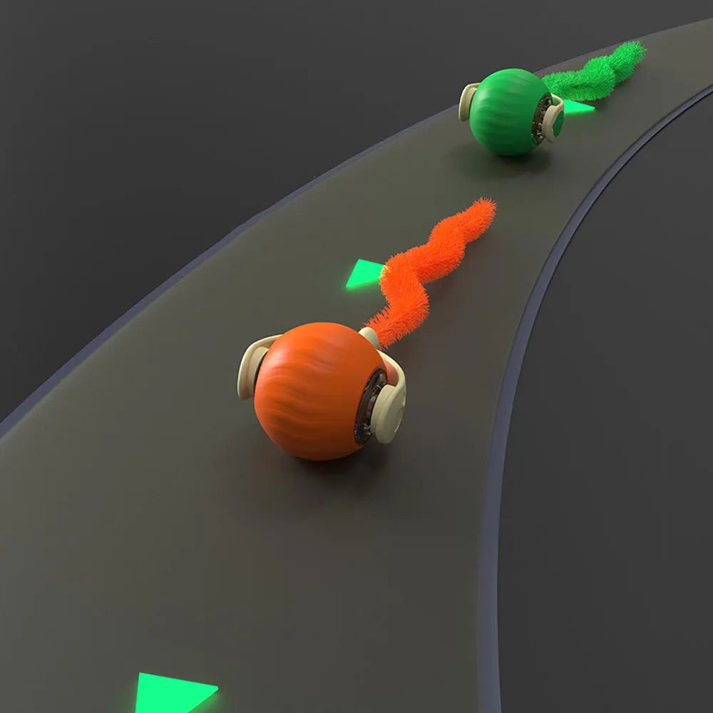 Speedy Tail 2.0,Speedy Tail Cat Toy, Interactive Toy,Smart Cat Rolling Ball - Merit Sell