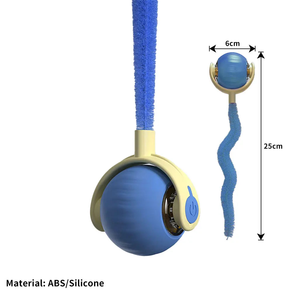 Speedy Tail 2.0,Speedy Tail Cat Toy, Interactive Toy,Smart Cat Rolling Ball - Merit Sell