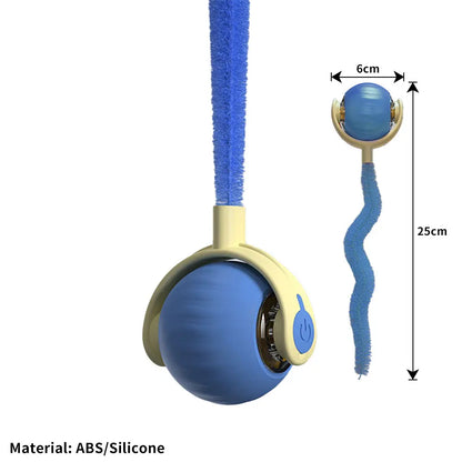 Speedy Tail 2.0,Speedy Tail Cat Toy, Interactive Toy,Smart Cat Rolling Ball - Merit Sell