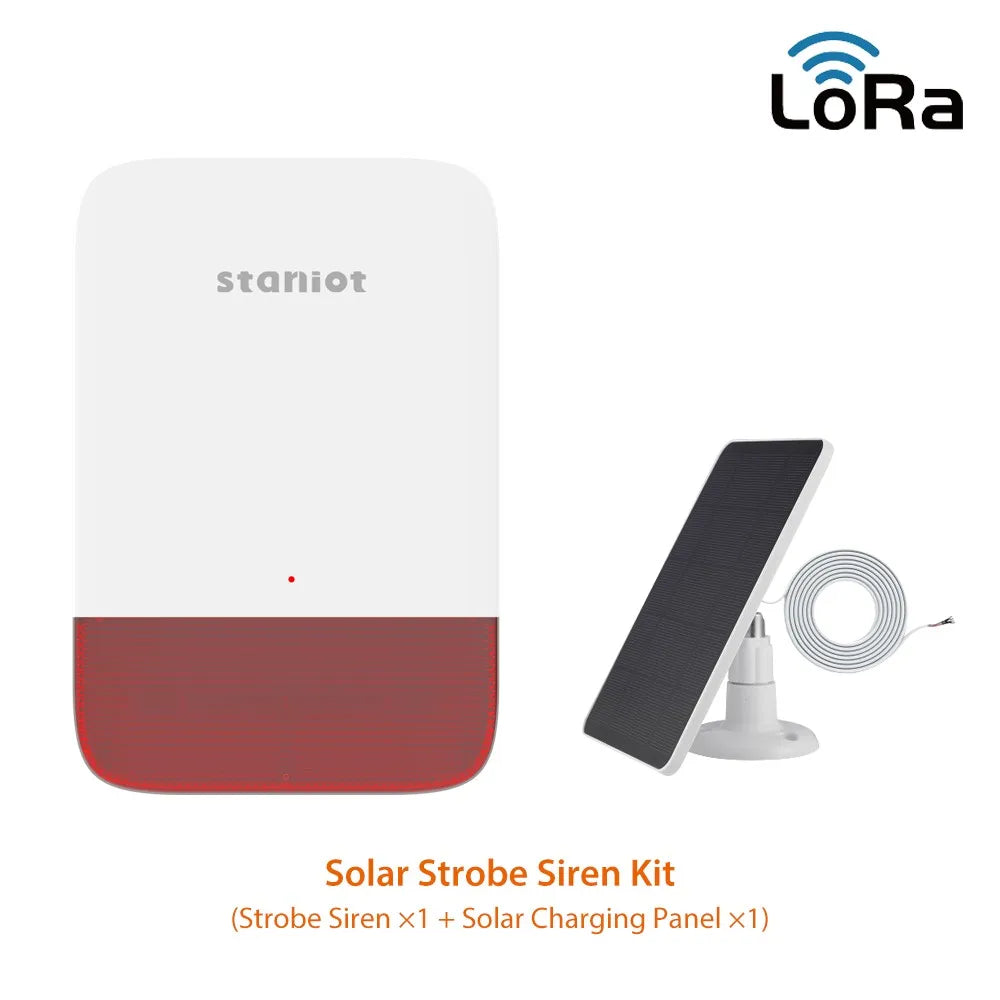 Staniot LoRa Version 7 inch Security Alarm System WiFi 4G Tuya Smart Home Burglar Kit 500m Transmission Distance Built-in Siren - Merit Sell