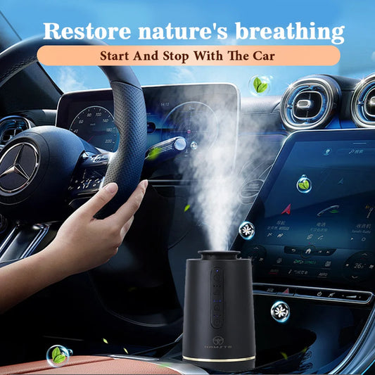 Starry Sky Top Car Air Freshener Perfume Aroma Diffuser Home Flavoring USB Charging Aluminum Alloy Three 5ML Essential Oil Gifts - Merit Sell