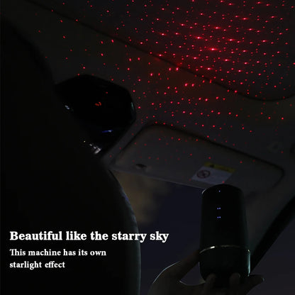 Starry Sky Top Car Air Freshener Perfume Aroma Diffuser Home Flavoring USB Charging Aluminum Alloy Three 5ML Essential Oil Gifts - Merit Sell