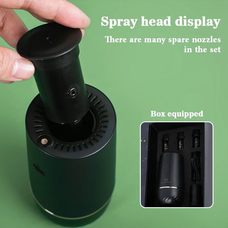 Starry Sky Top Car Air Freshener Perfume Aroma Diffuser Home Flavoring USB Charging Aluminum Alloy Three 5ML Essential Oil Gifts - Merit Sell