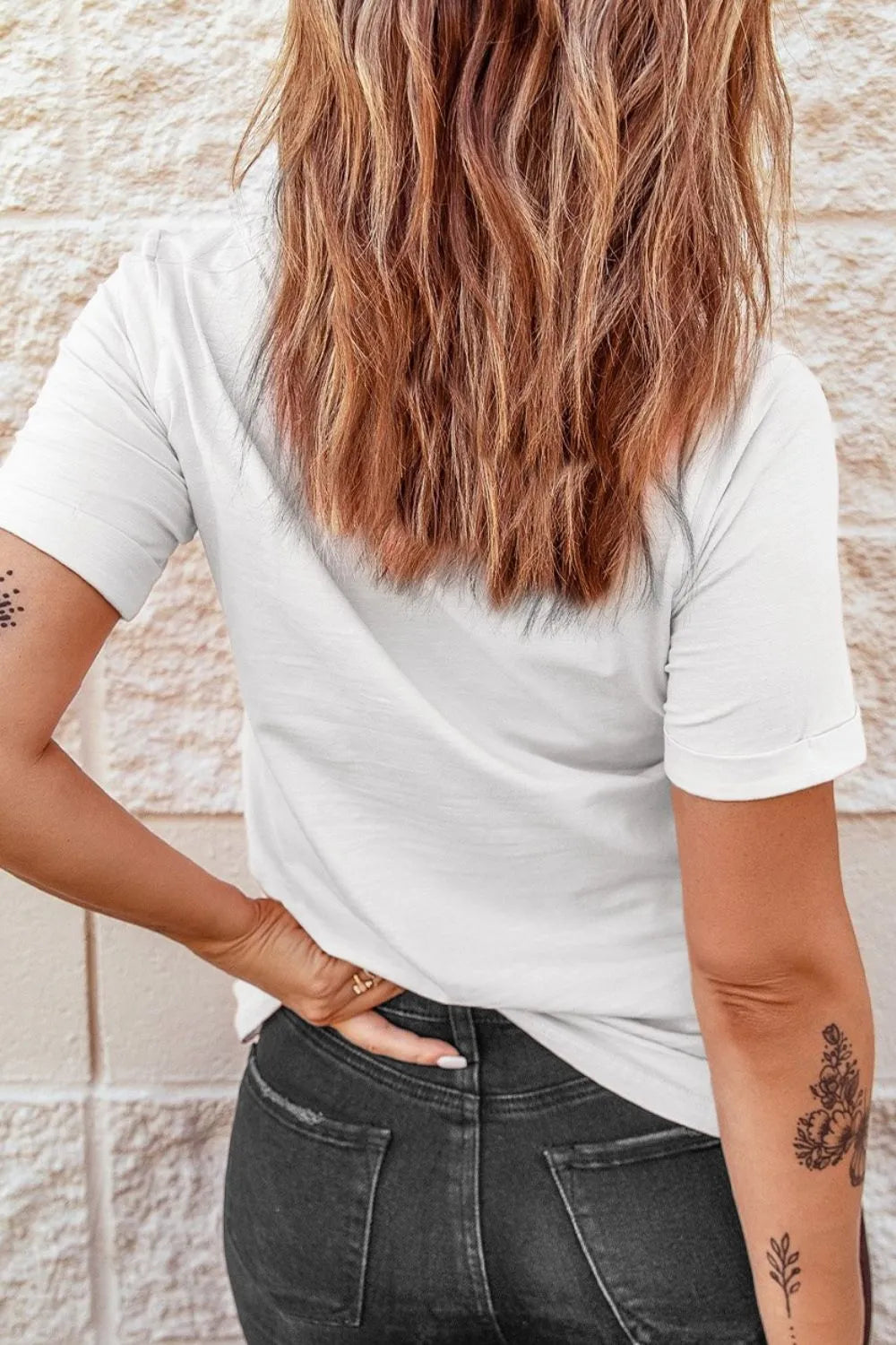 Stars and Stripes Bow Graphic T Shirt - Merit Sell