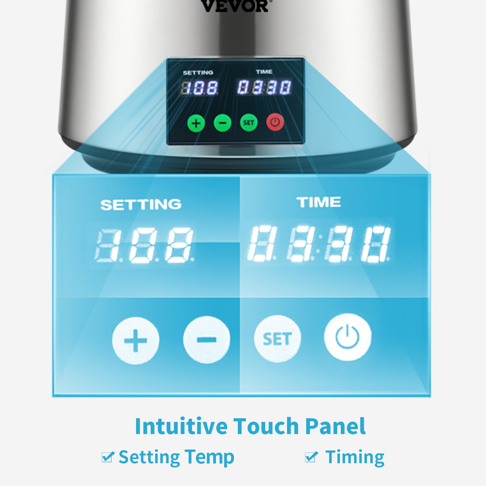 SucceBuy 4L Water Distiller Purifier Filter 1 L/H Distilling Speed Dispenser Drinking Bottle Softener Touch Screen Home Use - Merit Sell