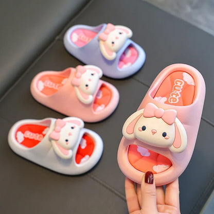 Summer Children Slippers Cartoon Indoor Anti Slip Boys Bathroom Slippers 2-10 Years Old Cute Soft Soled Girls Slippers - Merit Sell