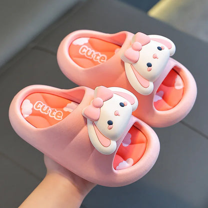 Summer Children Slippers Cartoon Indoor Anti Slip Boys Bathroom Slippers 2-10 Years Old Cute Soft Soled Girls Slippers - Merit Sell