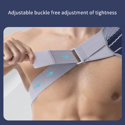 Support Brace For Torn Rotator Cuff Adjustable Shoulder Support Pad Belt Band Strap Wrap Compression Sleeves Back Brace Guard - Merit Sell