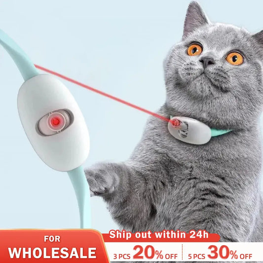 Smart Laser Tease Cat Collar-USB Charging