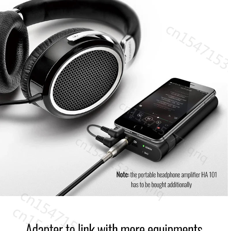 Takstar HF 580 HF580 Hi-Fi Planar Headphone Ultra-large planar diaphragm low distortion powerful LF full MF transparent HF - Merit Sell