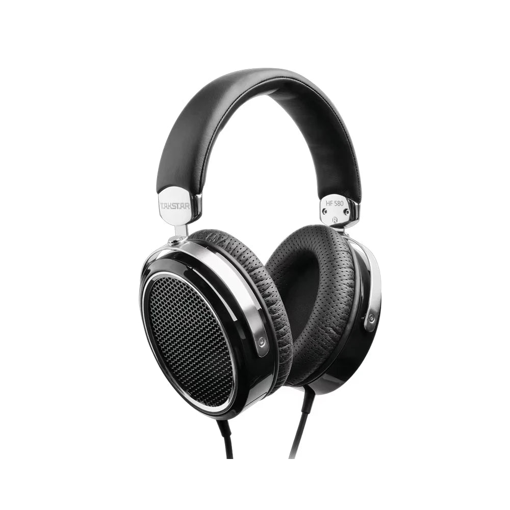 Takstar HF 580 HF580 Hi-Fi Planar Headphone Ultra-large planar diaphragm low distortion powerful LF full MF transparent HF - Merit Sell