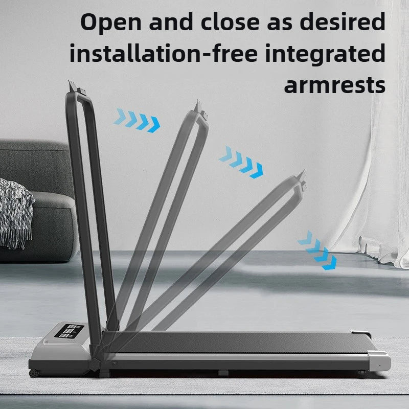 Treadmill Home Walking Mat Foldable with Silent Folding Wireless Remote Control and Bluetooth Speaker Walking Pad - Merit Sell