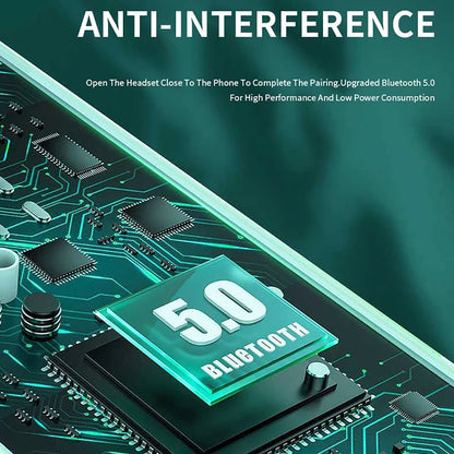 True Wireless Earphones G90 Sports Earbuds Noise Canceling in Ear Headphones Hifi Stereo Sound Gaming Headset Built-in Mic - Merit Sell