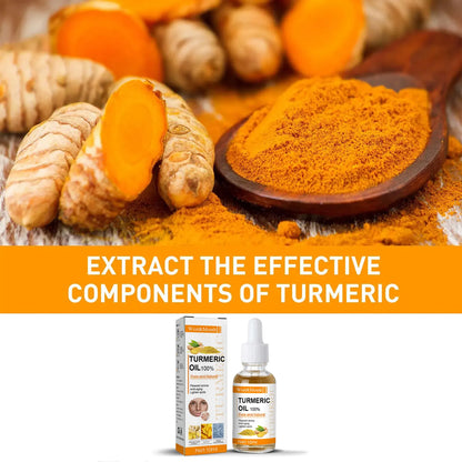 Turmeric Essence Oil Firming Tightening Fade Fine Lines Brighten Skin Tone Remove Melanin Deeply Moisturizing Facial Serum Oil - Merit Sell