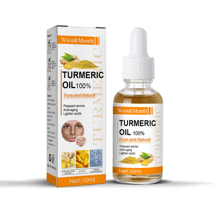 Turmeric Essence Oil Firming Tightening Fade Fine Lines Brighten Skin Tone Remove Melanin Deeply Moisturizing Facial Serum Oil - Merit Sell