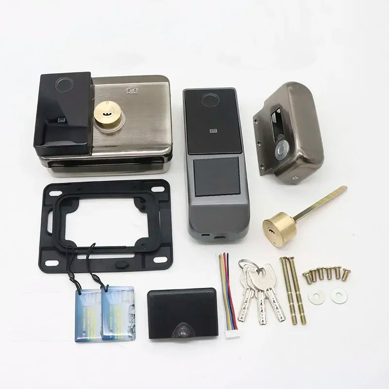 Tuya APP Smart Lock Outdoor Waterproof Wifi Double Sided Fingerprint Lock Password Card Digital Electronic Dooor Lock For Garden