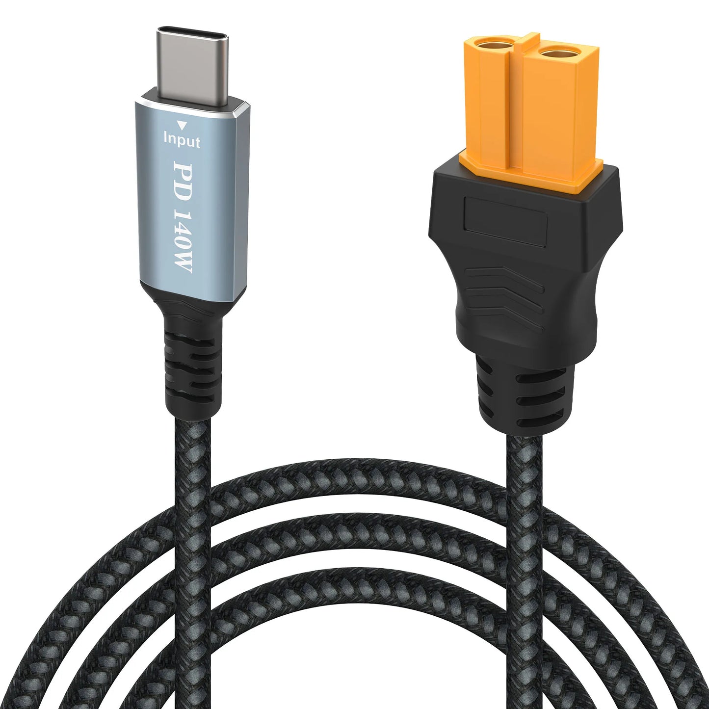 Type C to XT60 adapter cable, USB C to XT60 charging cable, USB C male to XT60 female cable, PD 140W charging cable - Merit Sell
