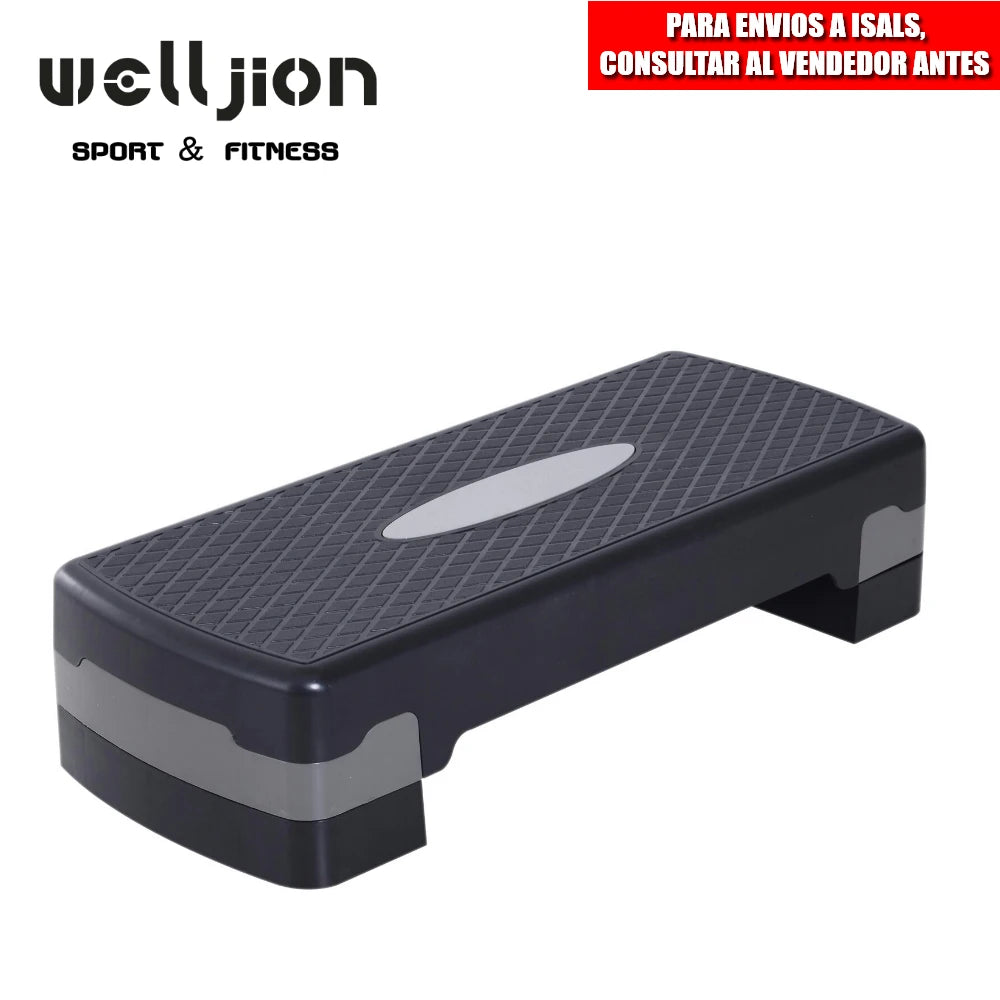 Aerobics Step for Fitness, 2-Level Height, 150kg Load Capacity, Stepper Platform, Sports Gymnastics, Adjustable Home Gym