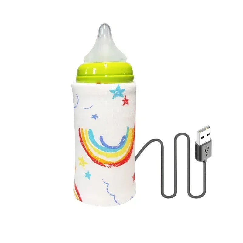 USB Baby Milk Bottle Thermal Bag Digital Display Universal Nursing Bottle Heater Portable Baby Milk Heat Keeper for Traveling - Merit Sell