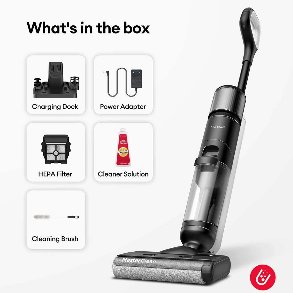 Ultenic AC1 Elite Cordless Wet Dry Vacuum Cleaner - Merit Sell