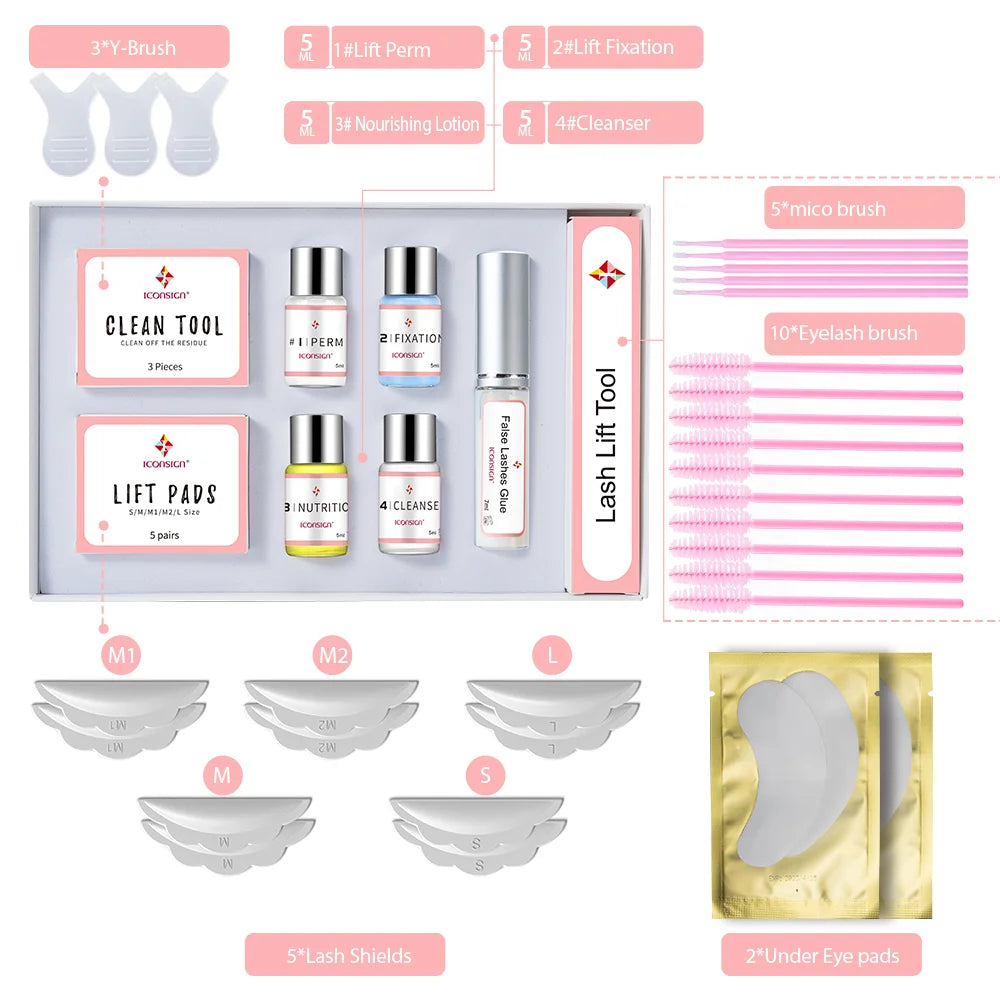 Upgrade Lash Lift Kit Lifting Lashes 45 To 60 Days Eyelash Perm Eyes Makeup Tools Calia Enhancer Gift For Friends - Merit Sell