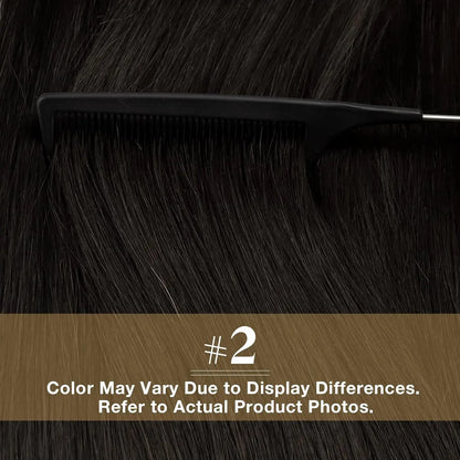 VeSunny Brown Tape in Hair Extensions Human Hair Brown Skin Weft Darkest Brown Human Hair Extensions for Women - Merit Sell