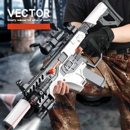 Vector Electric Soft Bullet Toy Gun Automatic Foam Darts Blaster Rifle Airsoft Weapon Machine Guns Toys for Boys Adult Men Gifts - Merit Sell