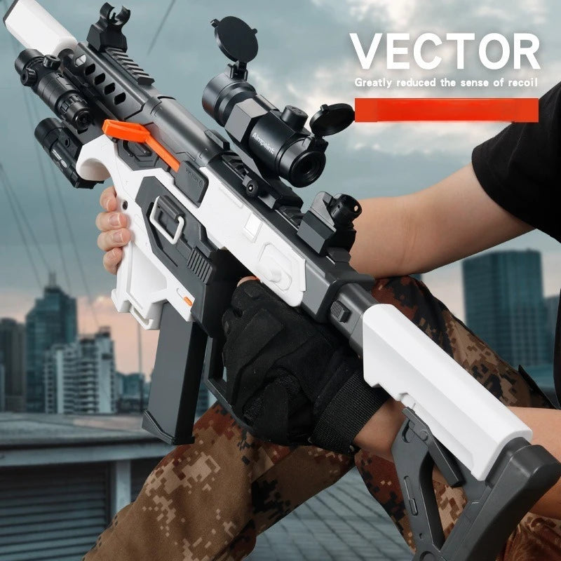 Vector Electric Soft Bullet Toy Gun Automatic Foam Darts Blaster Rifle Airsoft Weapon Machine Guns Toys for Boys Adult Men Gifts - Merit Sell