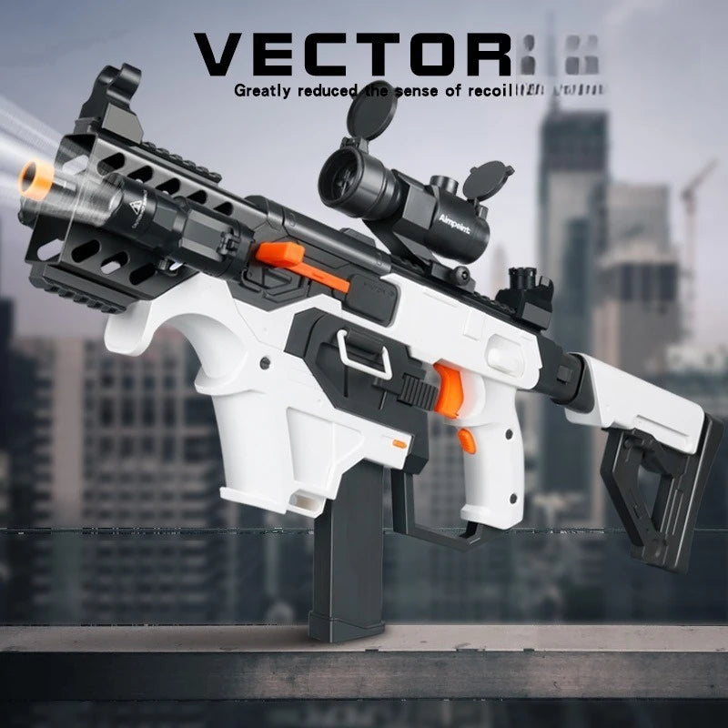 Vector Electric Soft Bullet Toy Gun Automatic Foam Darts Blaster Rifle Airsoft Weapon Machine Guns Toys for Boys Adult Men Gifts - Merit Sell