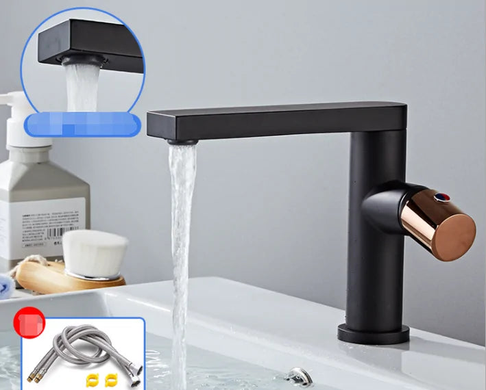 Modern Single Handle Basin Faucet - Stylish Bathroom Tap