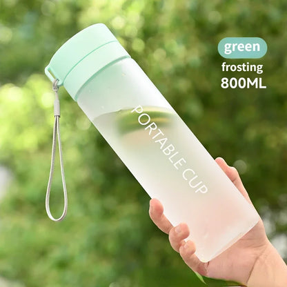 Water Bottle 600/800ml Portable Travel Sport Bottle Equipped with Filter Children's School Anti Drop Water Cup with Lifting Rope - Merit Sell