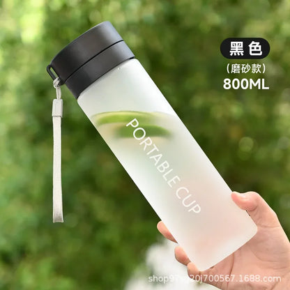 Water Bottle 600/800ml Portable Travel Sport Bottle Equipped with Filter Children's School Anti Drop Water Cup with Lifting Rope - Merit Sell